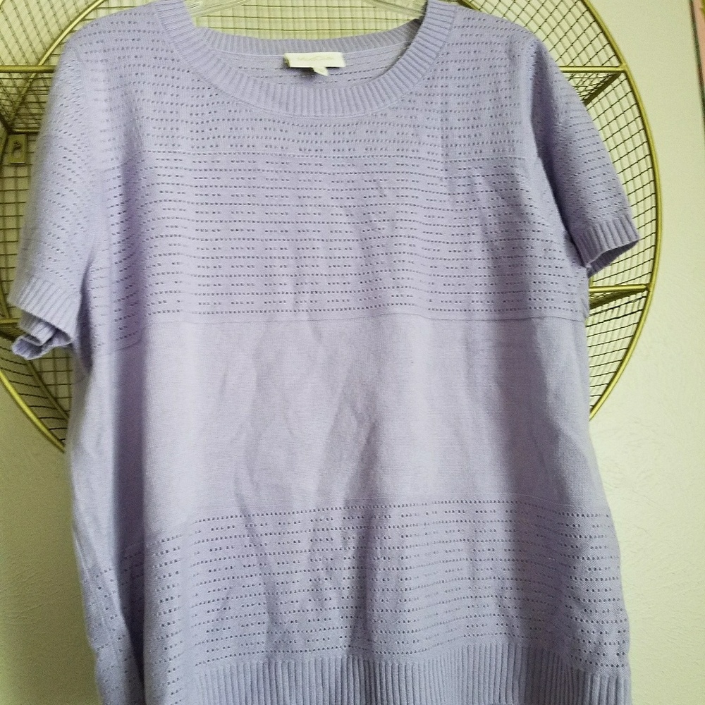 Purple sweater top